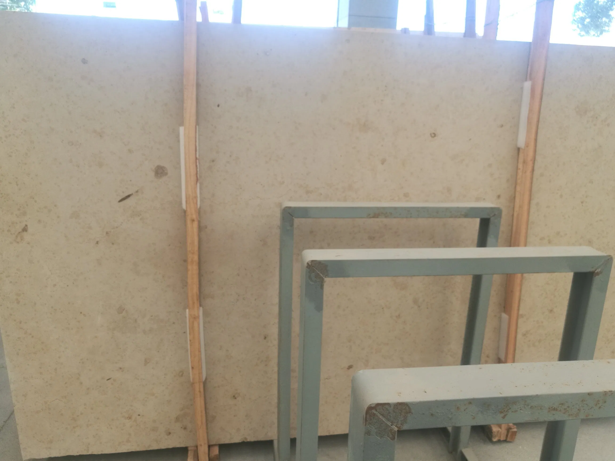 Jura Beige Limestone Polished Big Slabs for Indoor & Outdoor Facade Tiles Floor Tiles