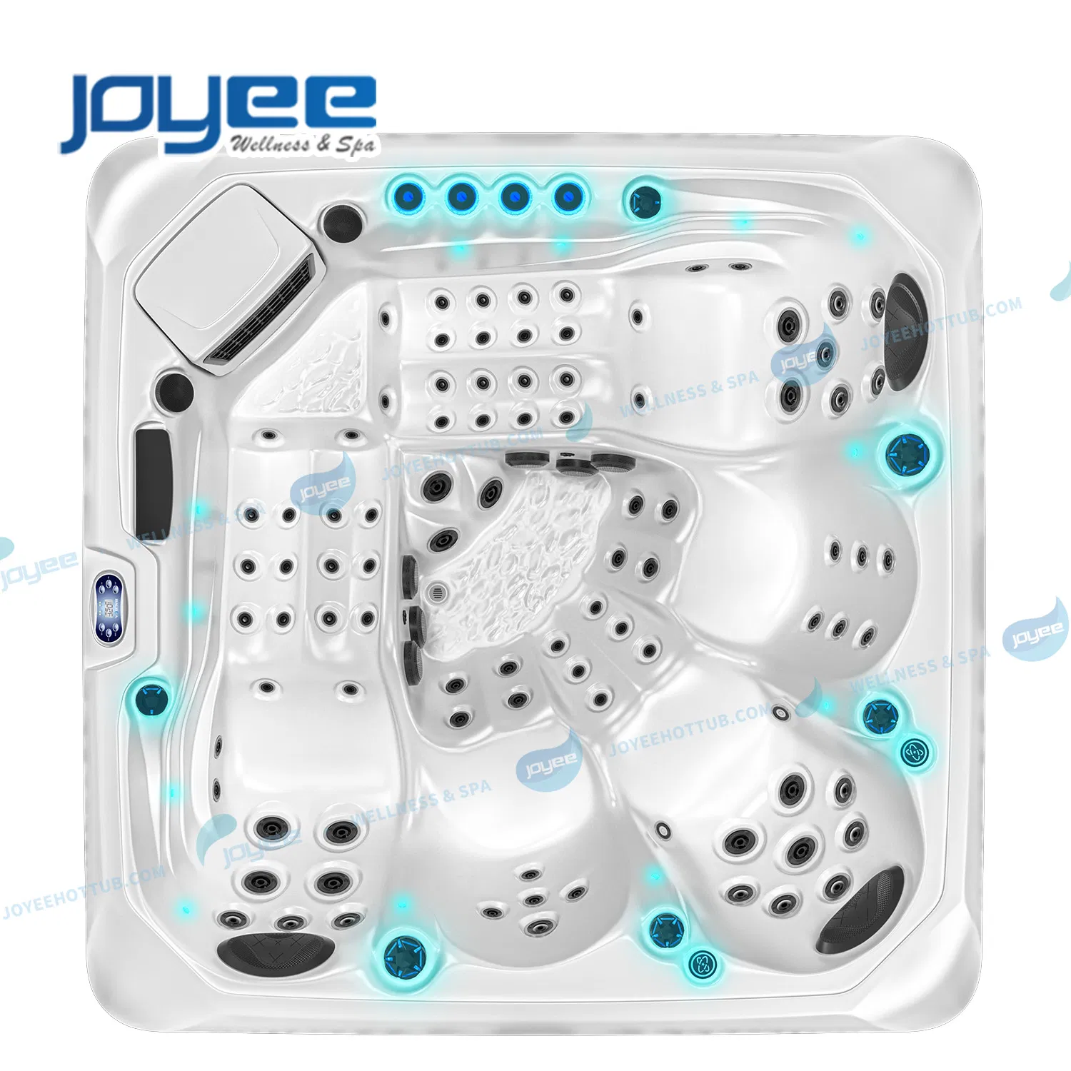 Гидромассажная ванна Joyee на 5 человек с подсветкой