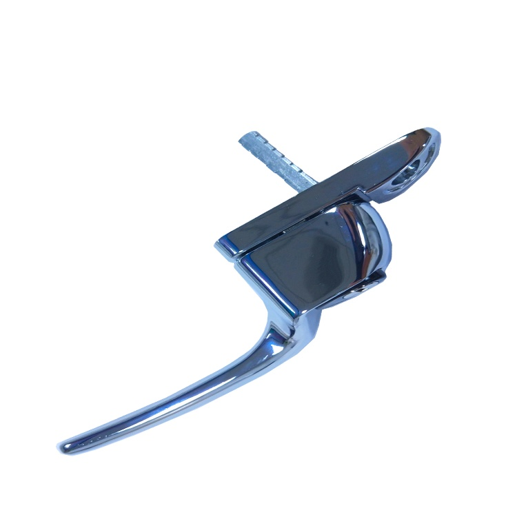 Polished Chrome Sliver Cranked Zinc Alloy Espag UPVC Window Handle