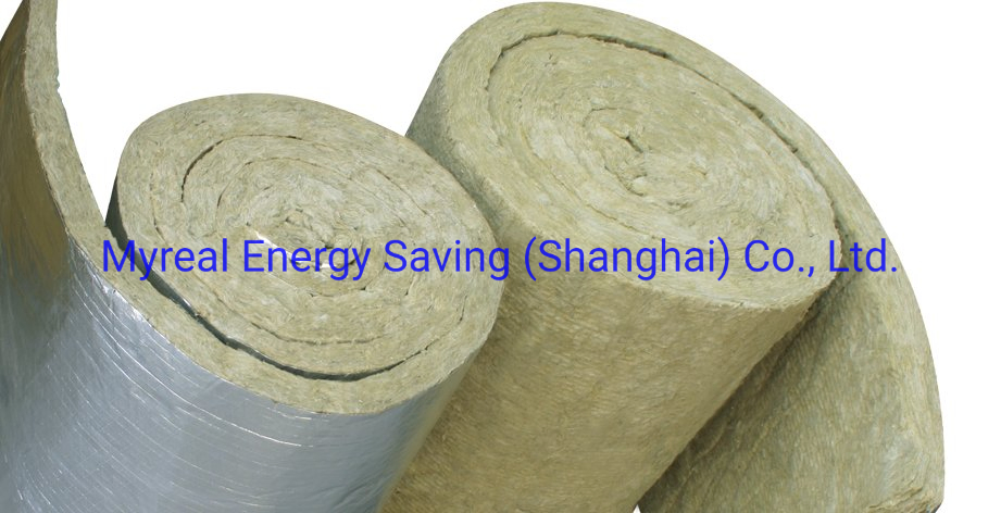 Fire Retardant & Fireproof Material Fireproof Mineral Rock Wool Rockwool Thermal Insulation Blanket/Roll