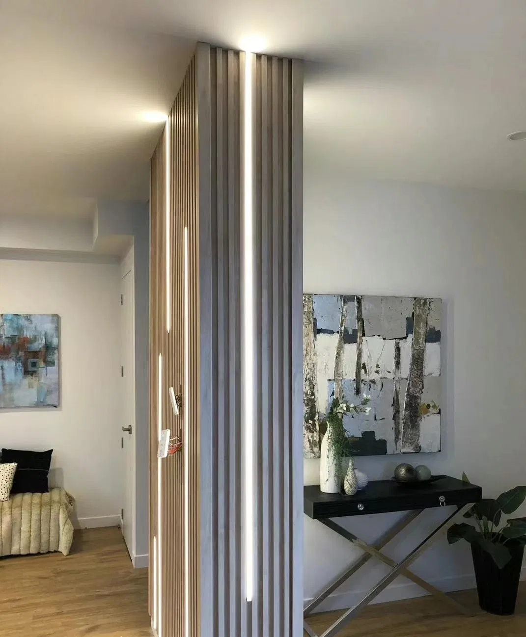 Wall Cladding WPC /PVC Wall Panels for Living Room Direct Supply From Factory