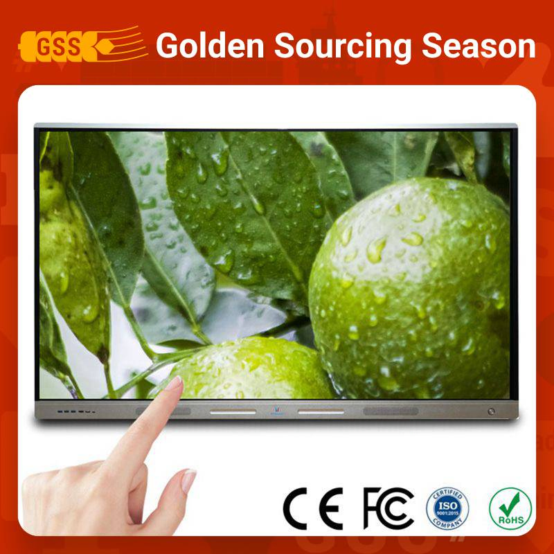 55 65 75 86 98 110 Inch LCD Touch Screen All-in-One PC Whiteboard Interactive Flat Panel Smart TV for Education Meeting Conference