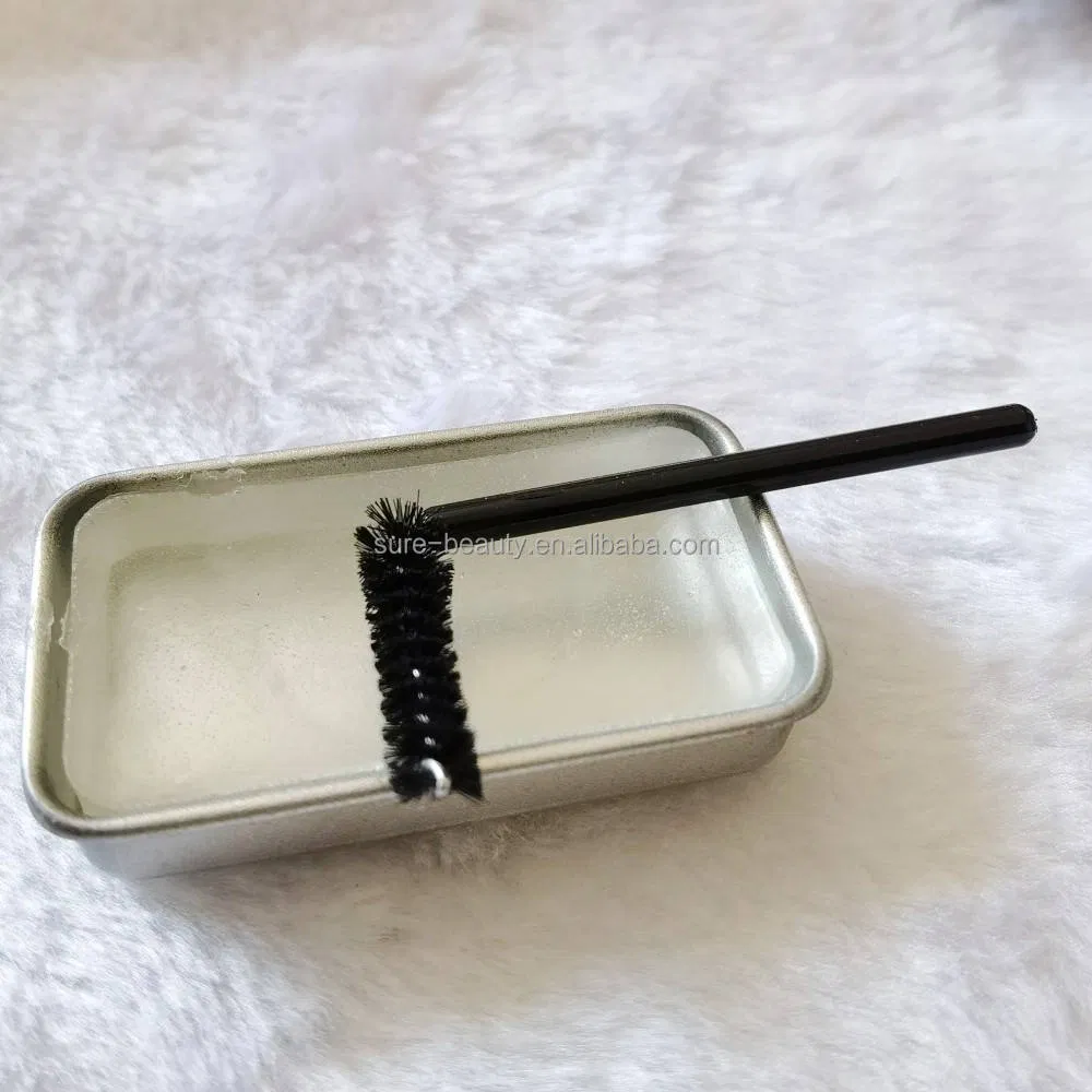 Private Label Natural Brows Soap Long Lasting Brow Styling Soap with Eyebrow Brush