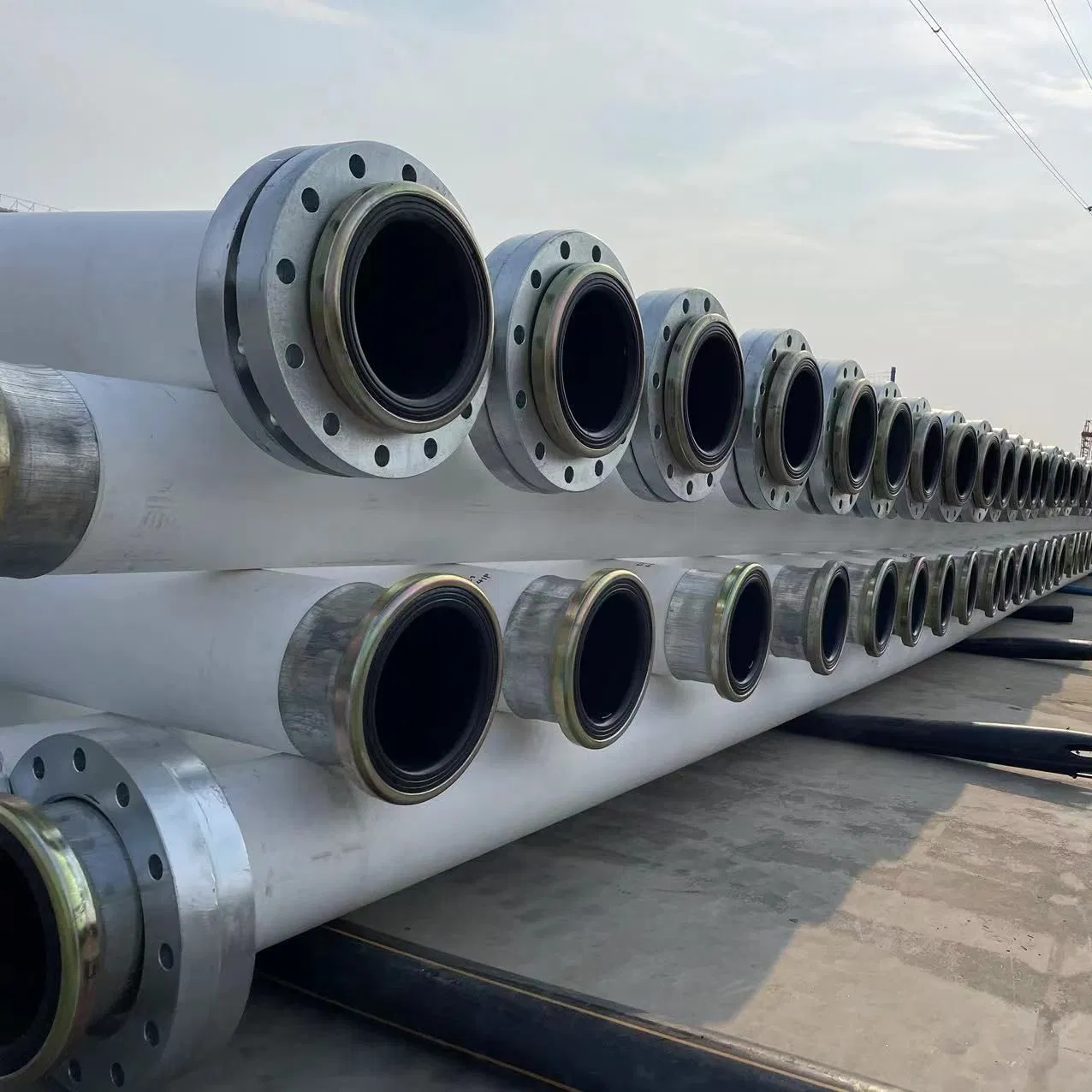 High Density Polyethylene Co-Extruded White Pipe