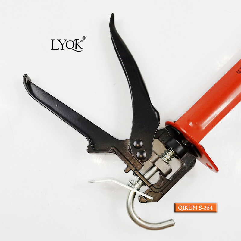 S-354 Opening Type Double Cartridges Skeleton Caulking Gun