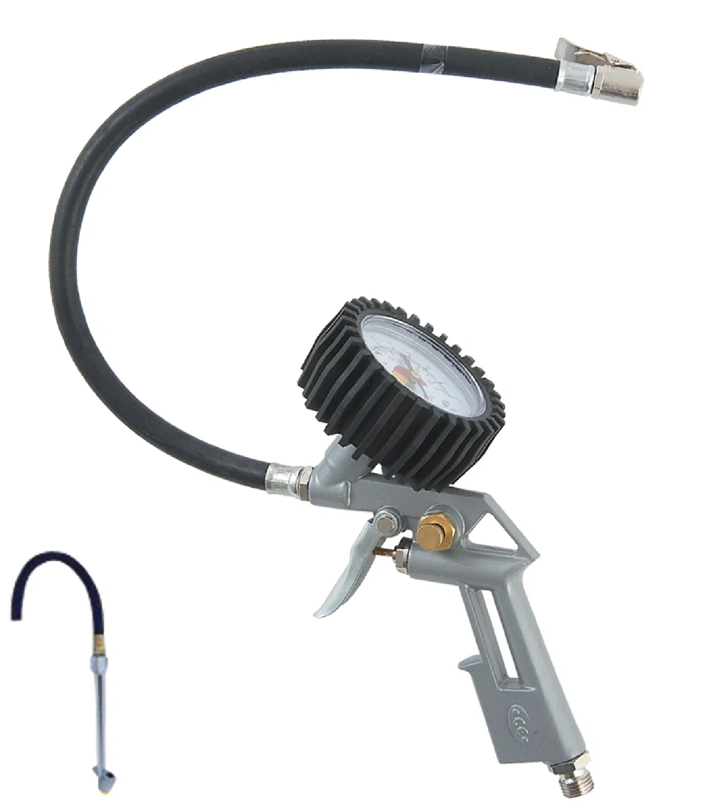 LIZHOU Easy Operating Auto Tire Inflating Gun with Pressure Gauge TG-5