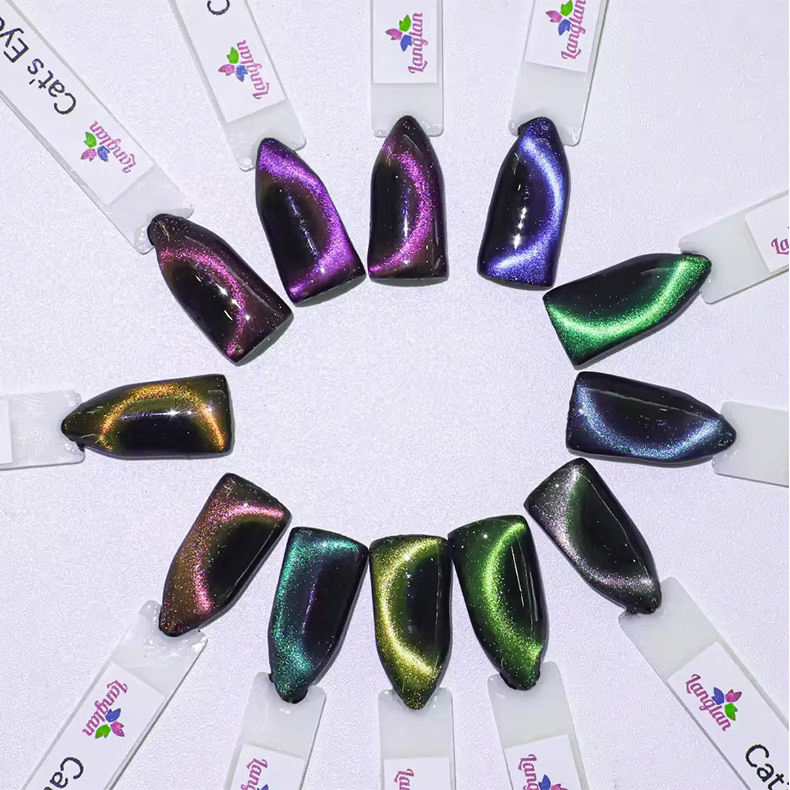 High Shine Bulk Cat Eye UV Gel Polish Long Lasting Non Toxic