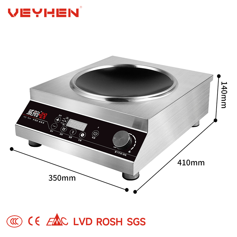 Durable Electric Kitchen Stove with Stainless Steel Case for Home Use
