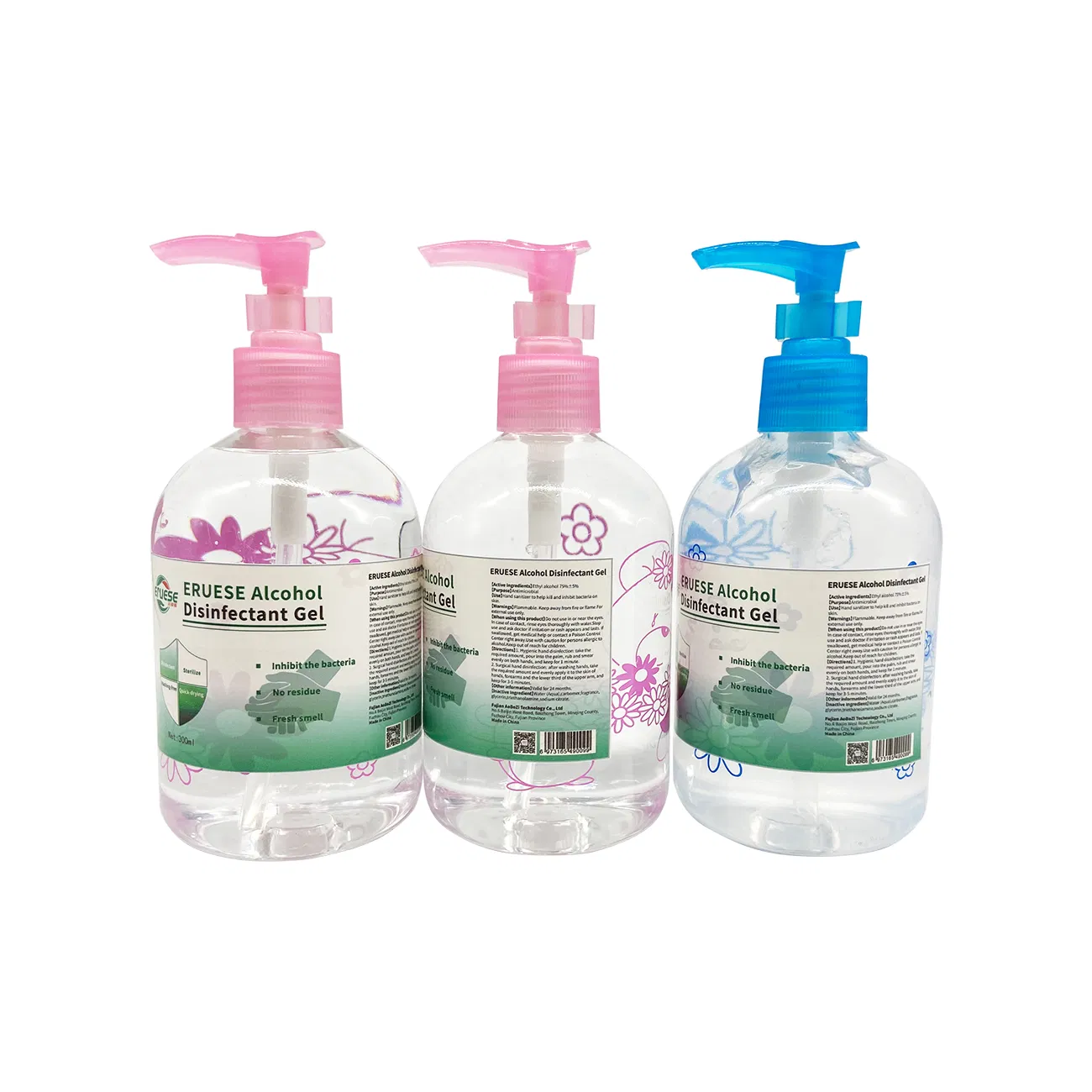 Private Label Wholesale 300ml Disinfectant Liquid Hand Sanitizer