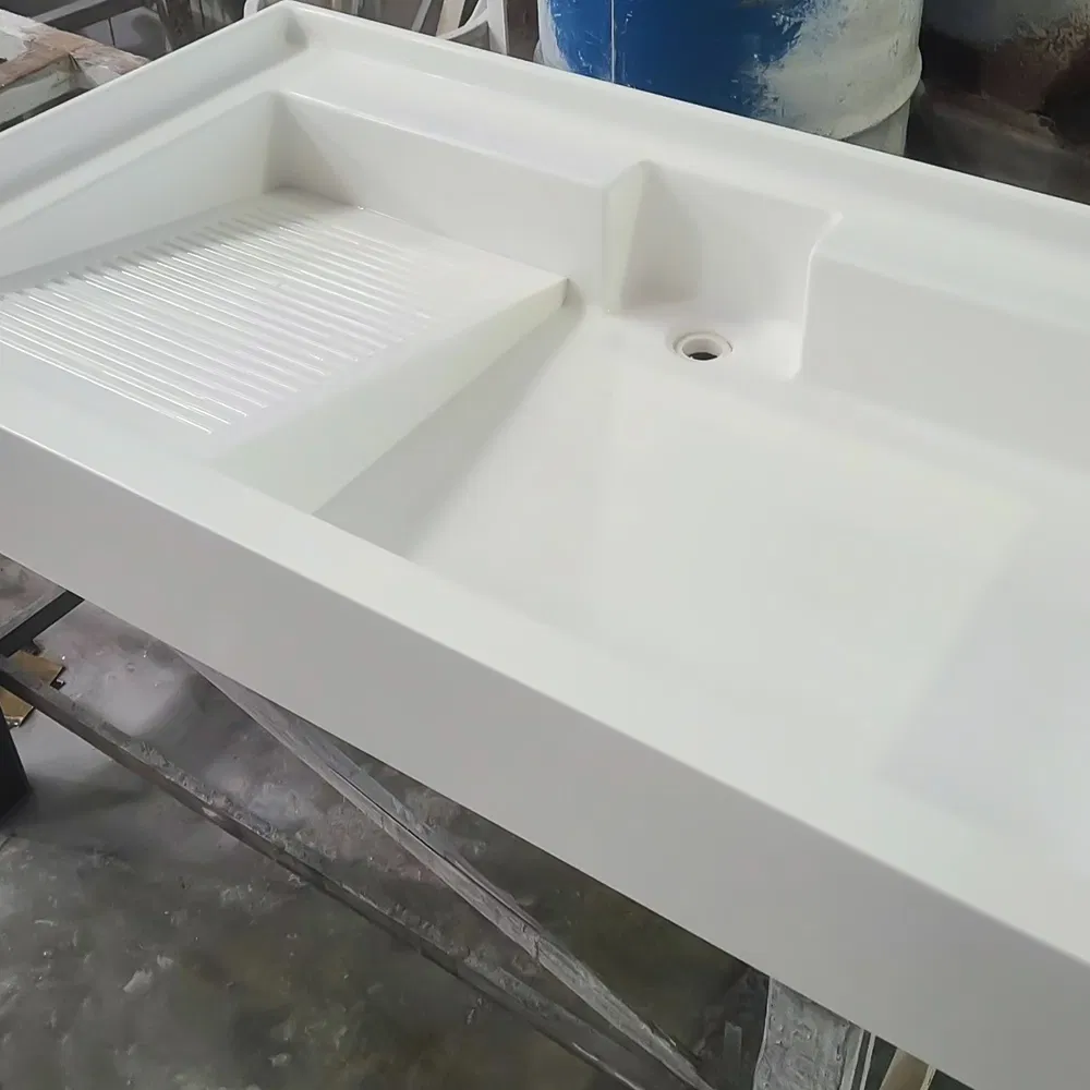 Artificial Stone Acrylic Modified Solid Surface for Kitchen Sink and Basin OEM/ODM