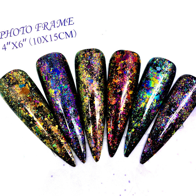 Flakes Set Multi Chrome Manicure Pigment Glitter Dust