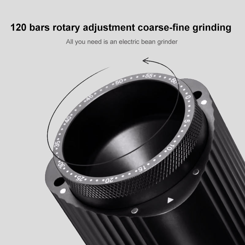 420 Stainless Steel Burr Core 120 Grade Adjustable Espresso Electric Coffee Bean Grinder Machine
