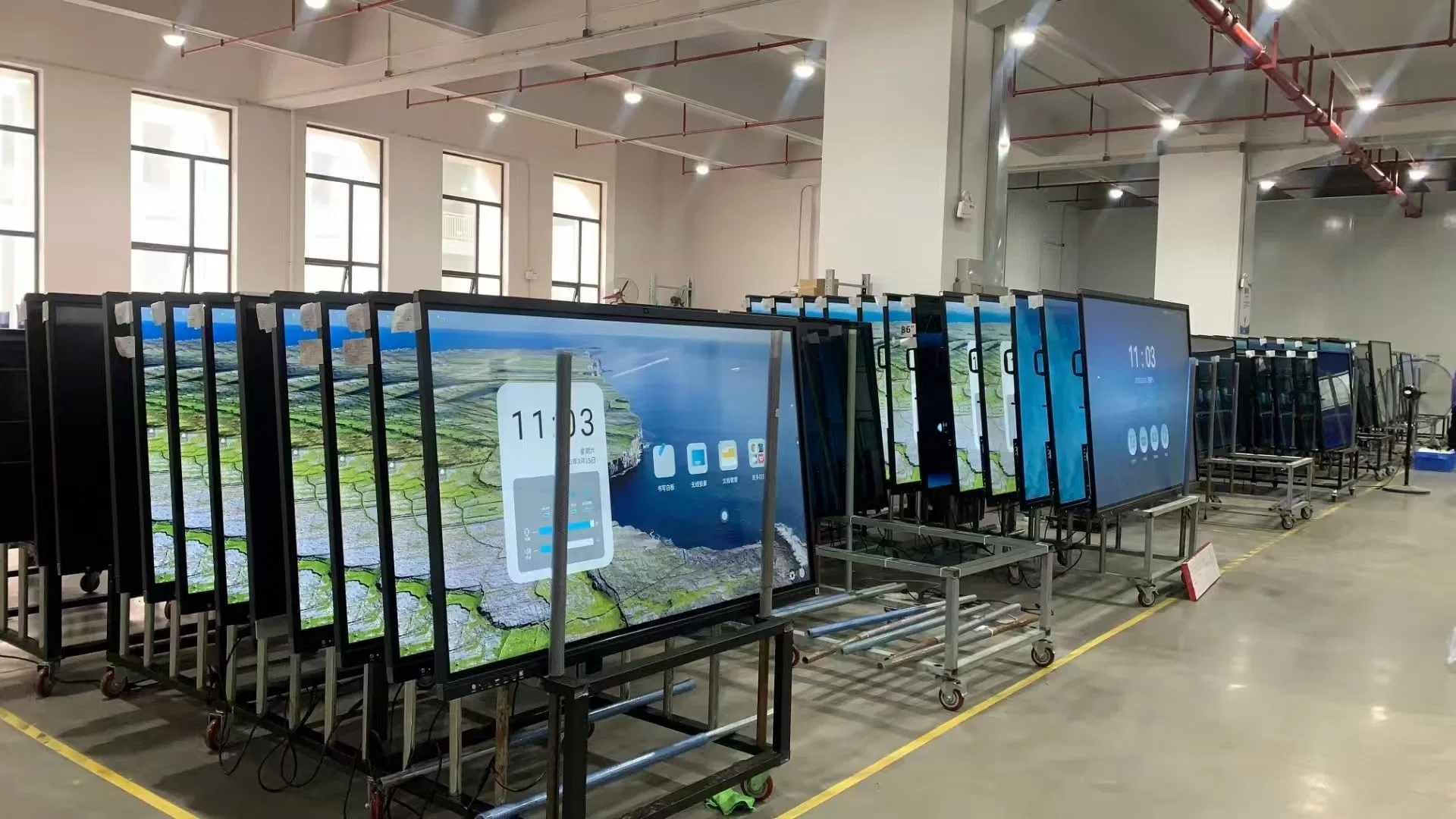 75/86/100 Inch Touch Screen Flat Panel Displays Smart Interactive Whiteboard