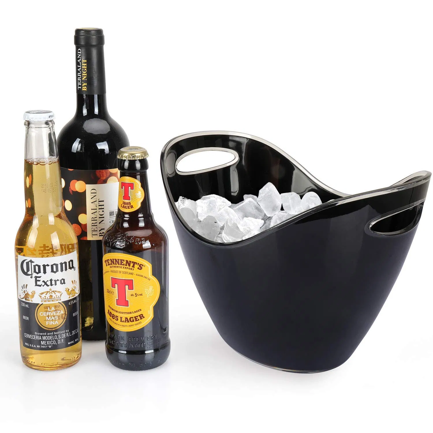 Club Bar Used Ice Buckets Parties Clear Acrylic Champagne Bucket 8L Ice Bucket