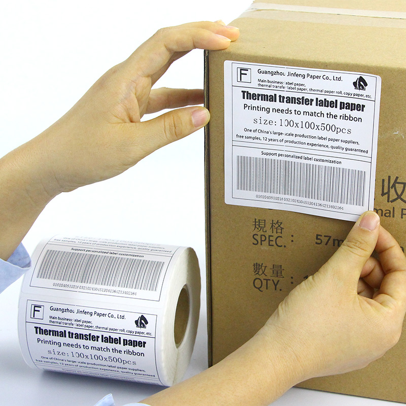 Custom Waterproof Direct Thermal Labels for Barcode Printing
