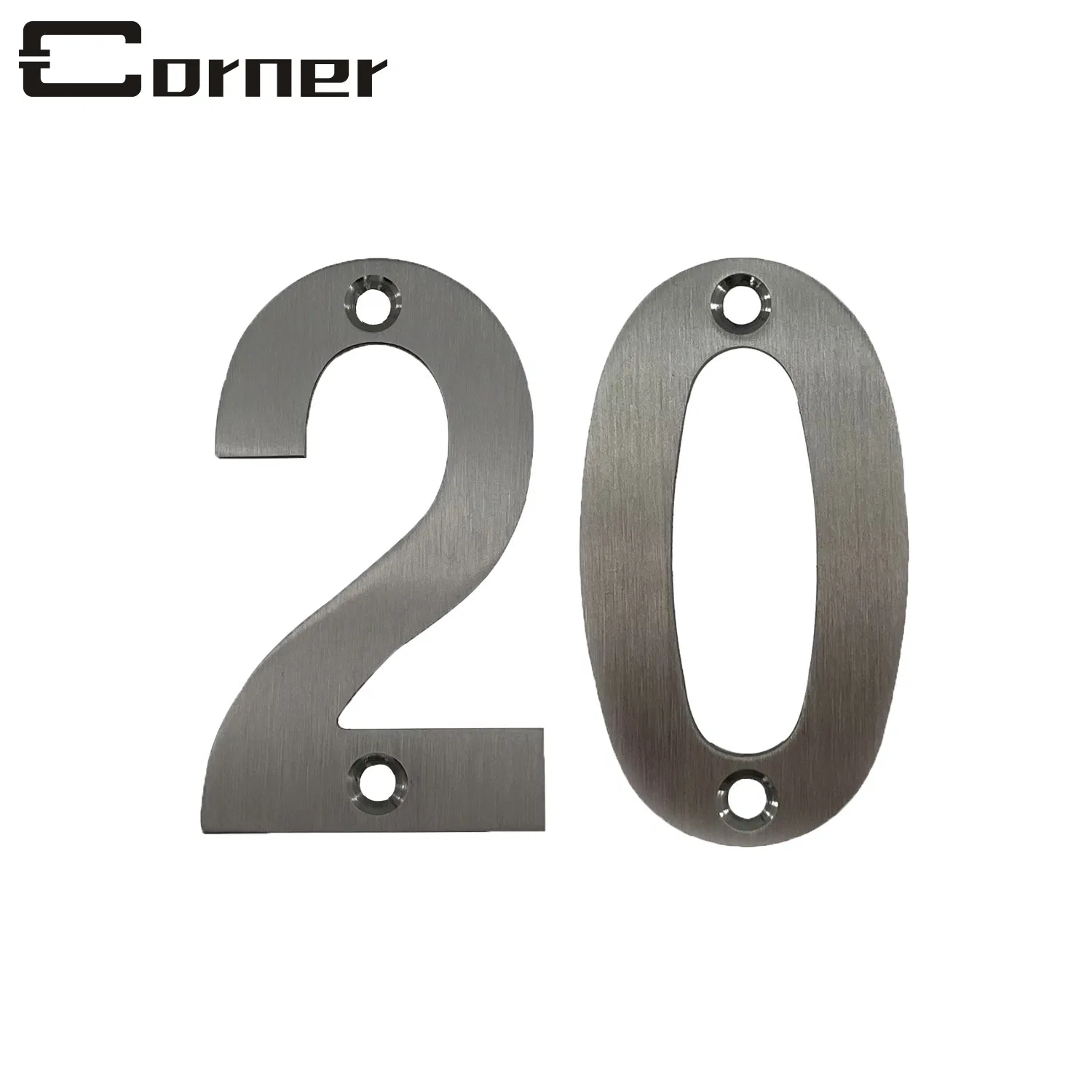304 Stainless Steel Metal Door Plates House Number Hotel Address Plaque Sign