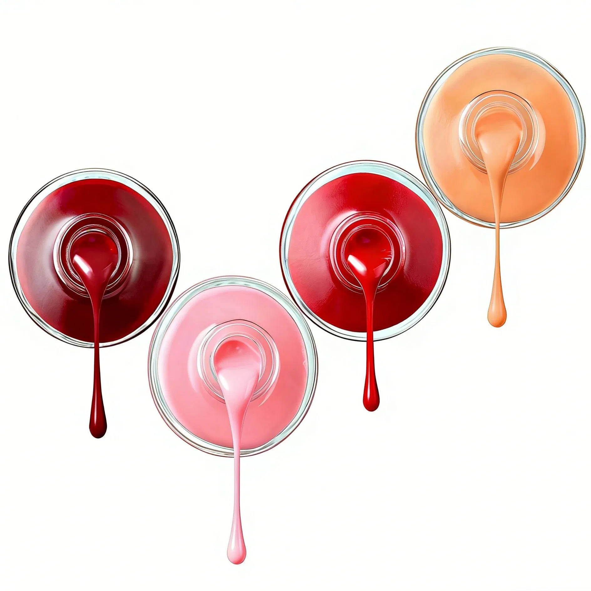 Empty Nail UV Gel Polish Glass Bottle Nail Polish Bottle with Brush