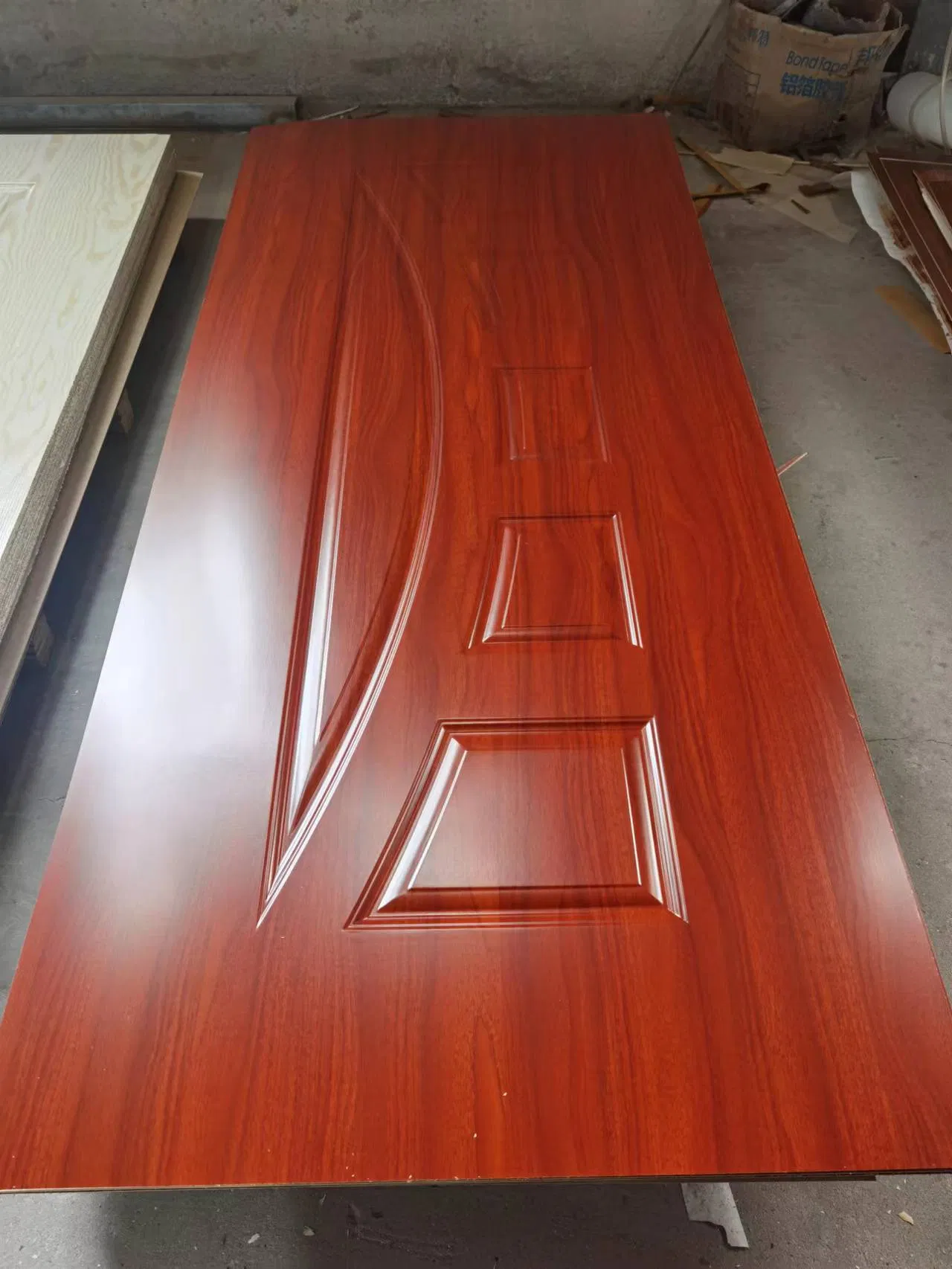 China Melamine HDF Door Skin with Cheap Price