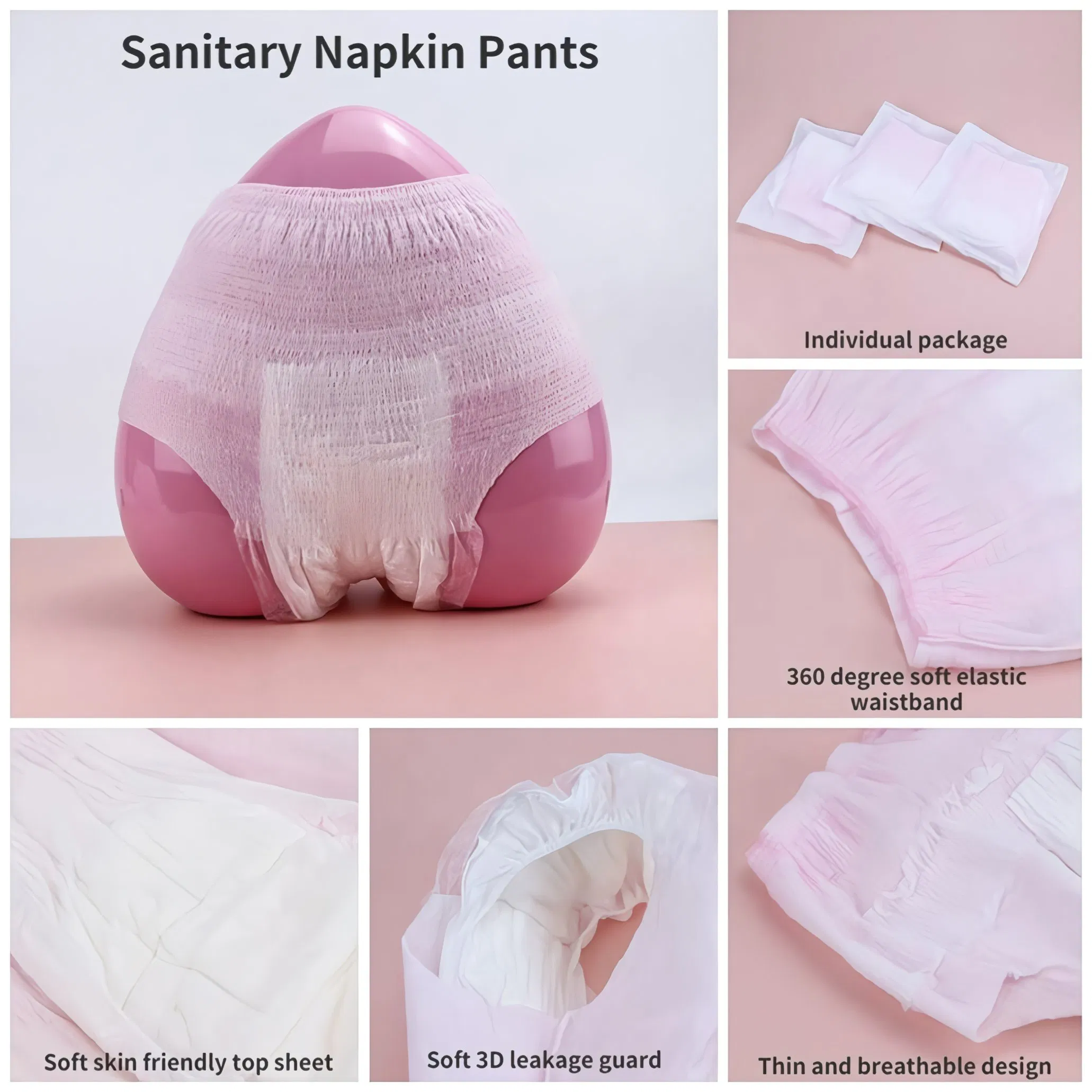 Breathable Adult Diapers Soft Skin Protection Air Flow Layer Helps Reduce Irritation Suitable for Long Wear