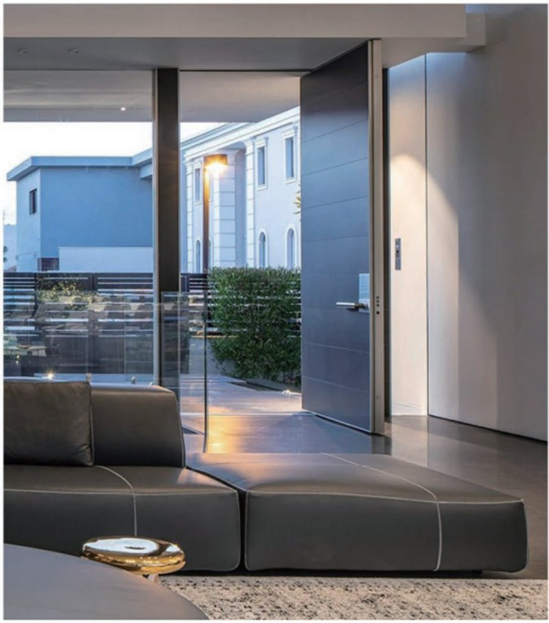 M8 Heavy-Duty Full-Aluminum Pivot Door