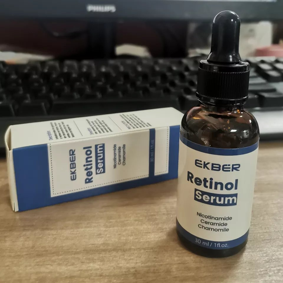 Brightening Beauty Skin Care Pure Organic Retinol Serum 2.5% with Hyaluronic Acid Vitamin C for Face Anti Aging Wrinkles Removal Retinol Serum