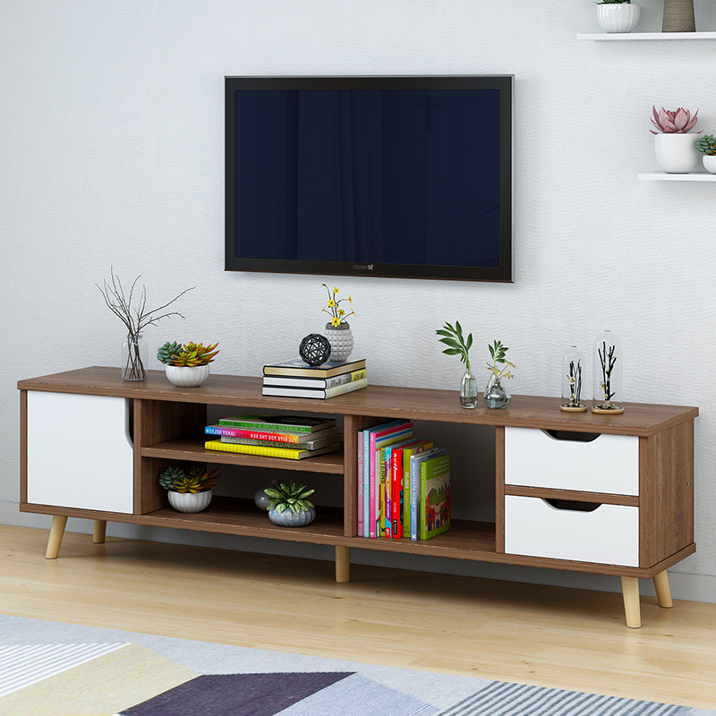 Мебель для гостиной минимализм тумба под ТВ деревянная