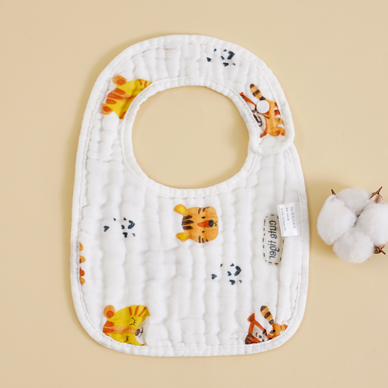 Wholesale Price Breathable Ultra-Soft Infant Cotton Drool Scarves Baby Bibs