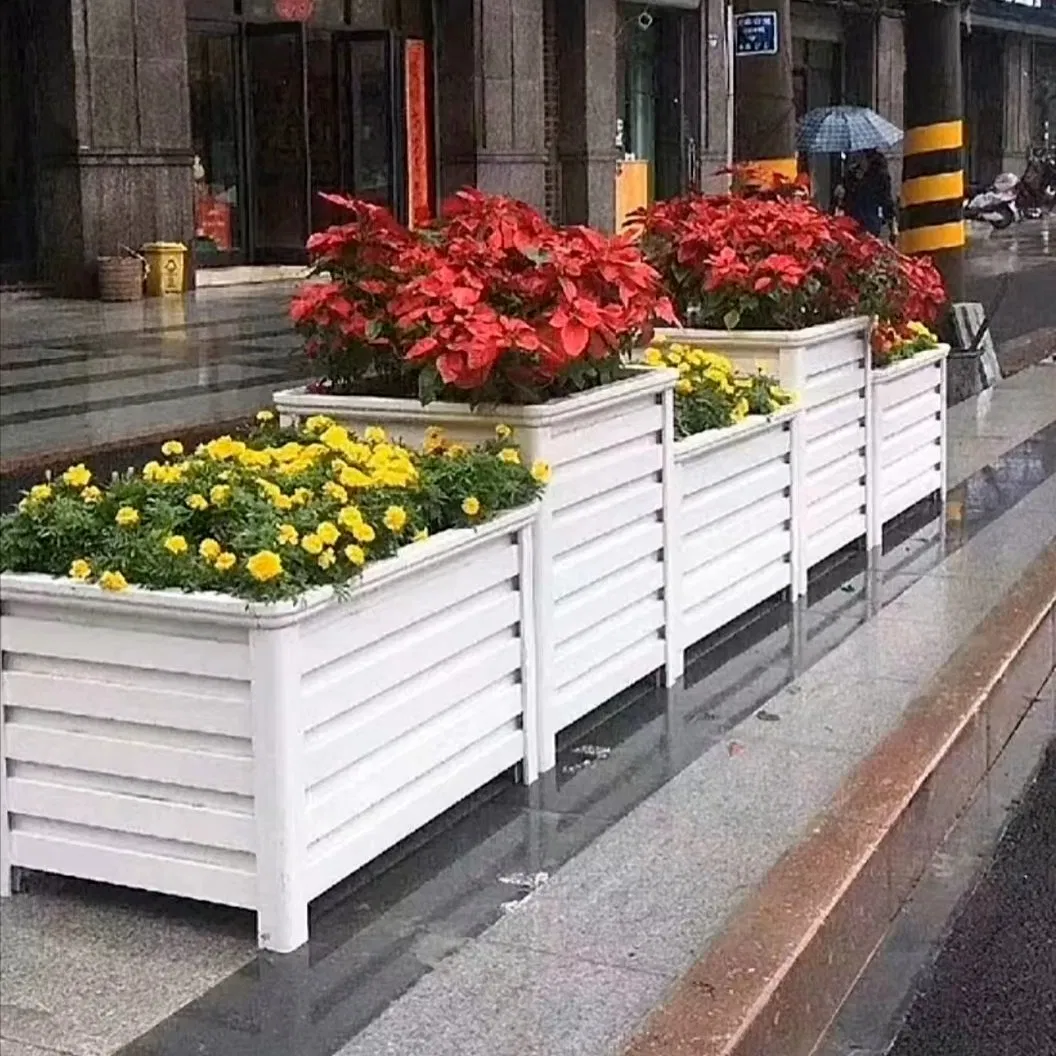 Прямоугольный уличный цветочный ящик для балкона