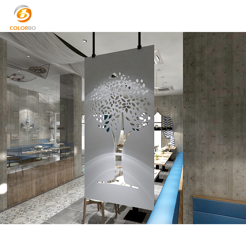 High performance Carton Packed Modern Design Space Divider Customized PET Hanging Screen