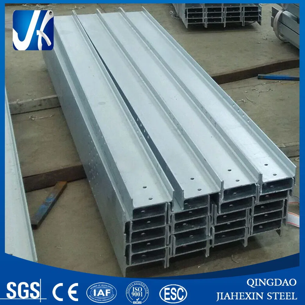 Hot Dipped Galvanize H Beam with 16 Holes and 2 Slots - Solar Syestem Supporting