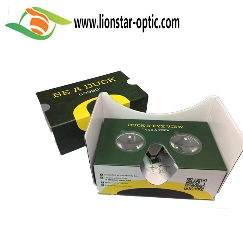Factory Supply Customize Logo Printed Cardboard Google Vr Movie Video Glasses