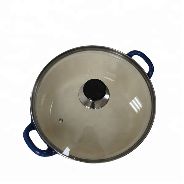 Cast Iron Casserole Cocotte with Glass Cover