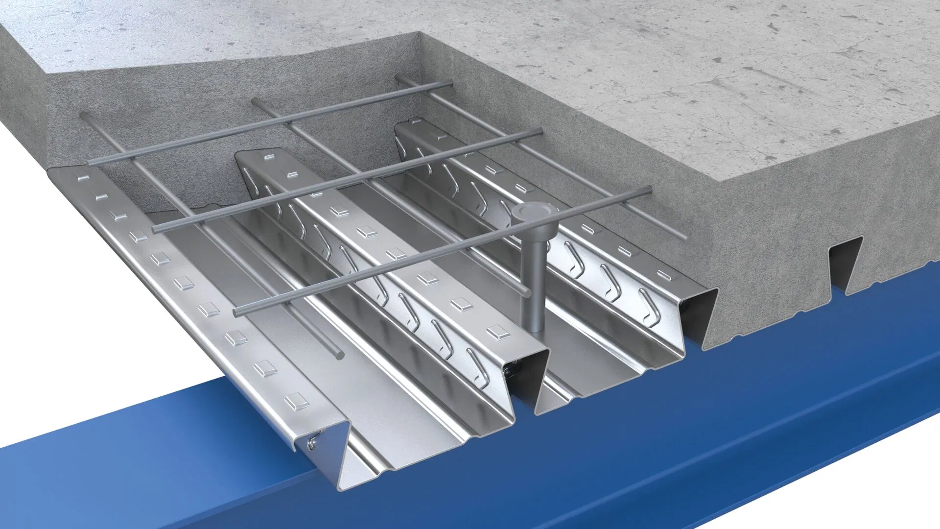 Yx51-200-600-0.8mm Thick Closed Deck Flooring Sheet