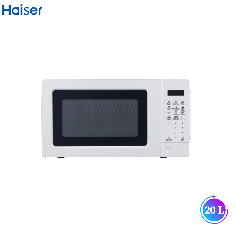 Silver Color 20 L Microwave Oven with 6 Adjustable Power Levels
