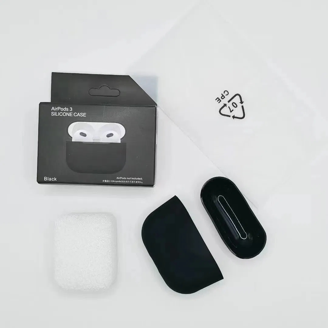 Silicone Wireless Bluetooth-Compatible Earphone Case Protective Cover Accessories for Airpod3