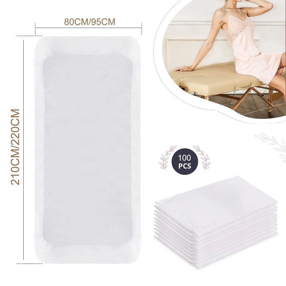 Disposable Bed Sheets Set Bedding Cover Portable Beddings Fitted Sheet
