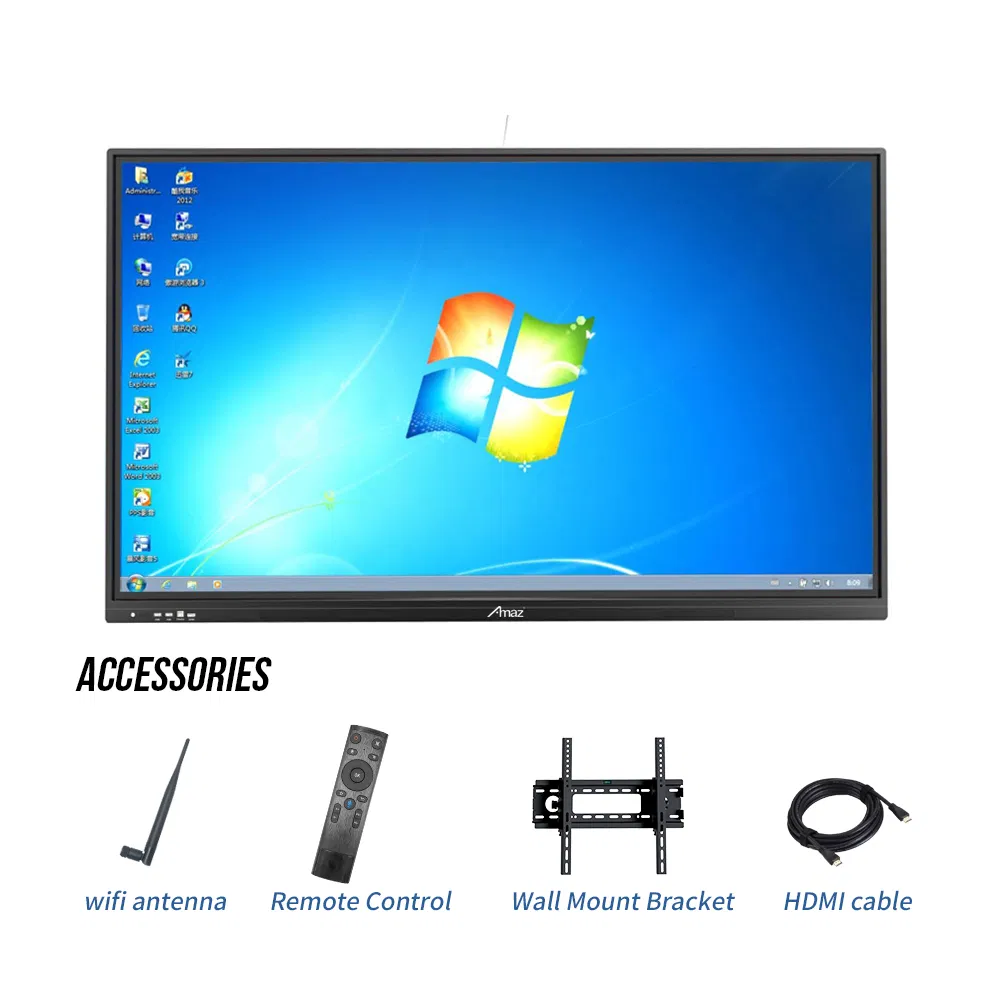 98 Inch All-in-One PC Touch Screen Displays Interactive Flat Pane
