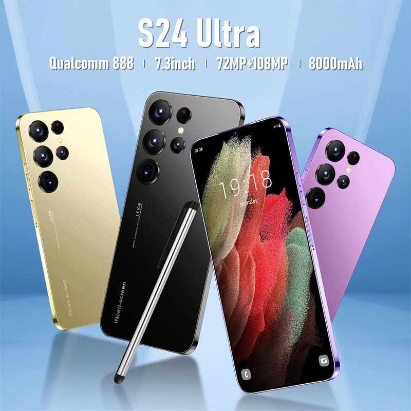 Hot Selling Mobile Phone for S24 Ultra 16g+1t Cell Phone Unlocked Smartphones