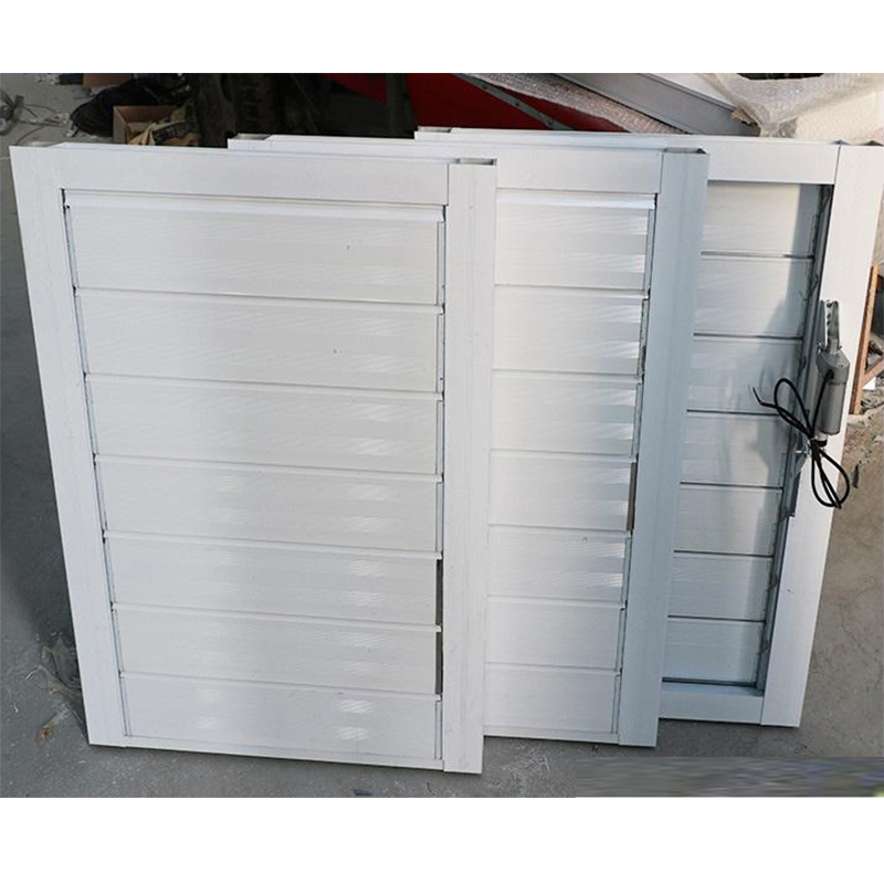 Casement Window Screen Shutter Aluminium Blinds Electric Louvres Air Vent Cover