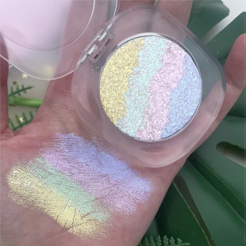 Diamond Cosmetics Bronzing Face Shimmer Pressed Compact Makeup Pressed Highlighter Powder