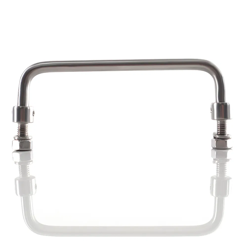 Mechanical Equipment Case Cable Industrial Folding Handle Stainless Steel Bathroom Cabinet Glass Door Pull Handle