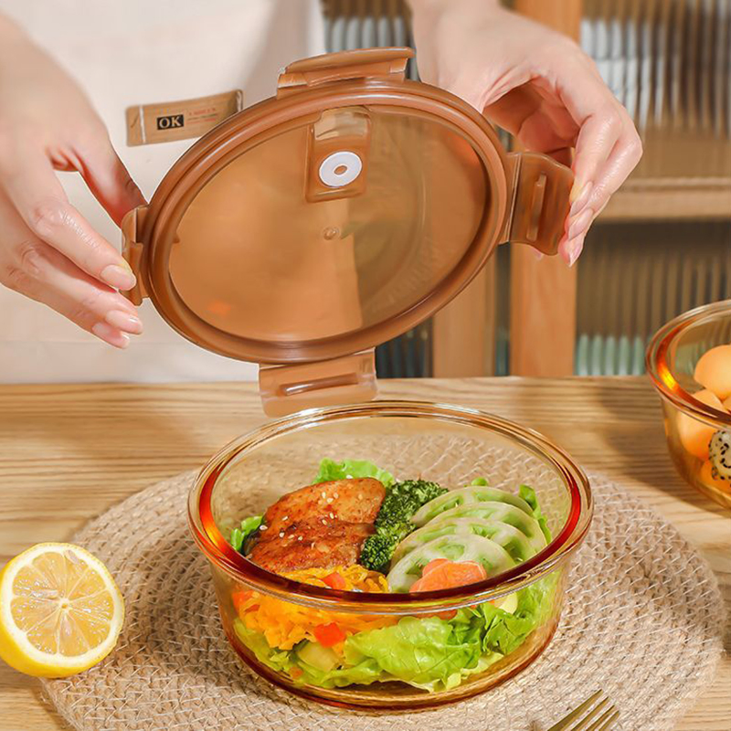 Modular Glass Storage Containers Stackable Design Kitchen Pantry Organizer