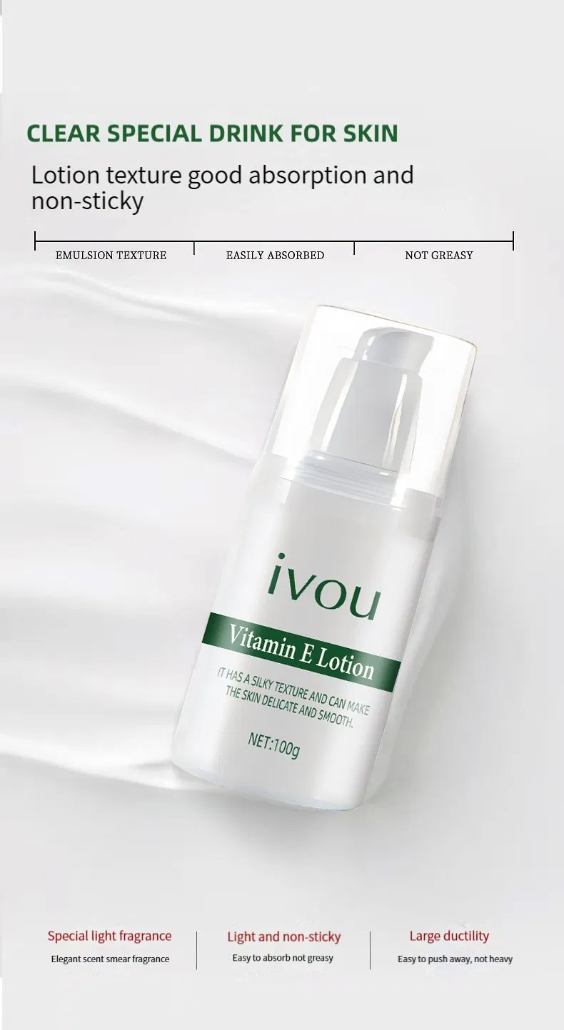 Skincare Vitamin E Squalane Skin Brightening Cream Whitening Effective Body Lotion