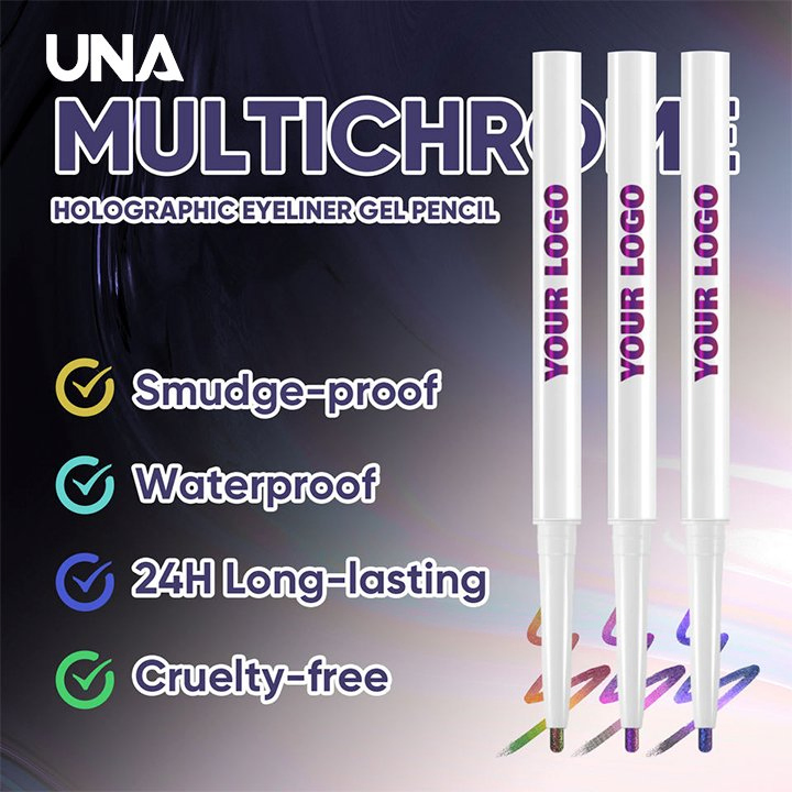 Wholesale Multichrome Eyeliner Gel Pencil Smooth Chameleon Eye Liner Longstay Waterproof High Pigment Chrome Eye Makeup