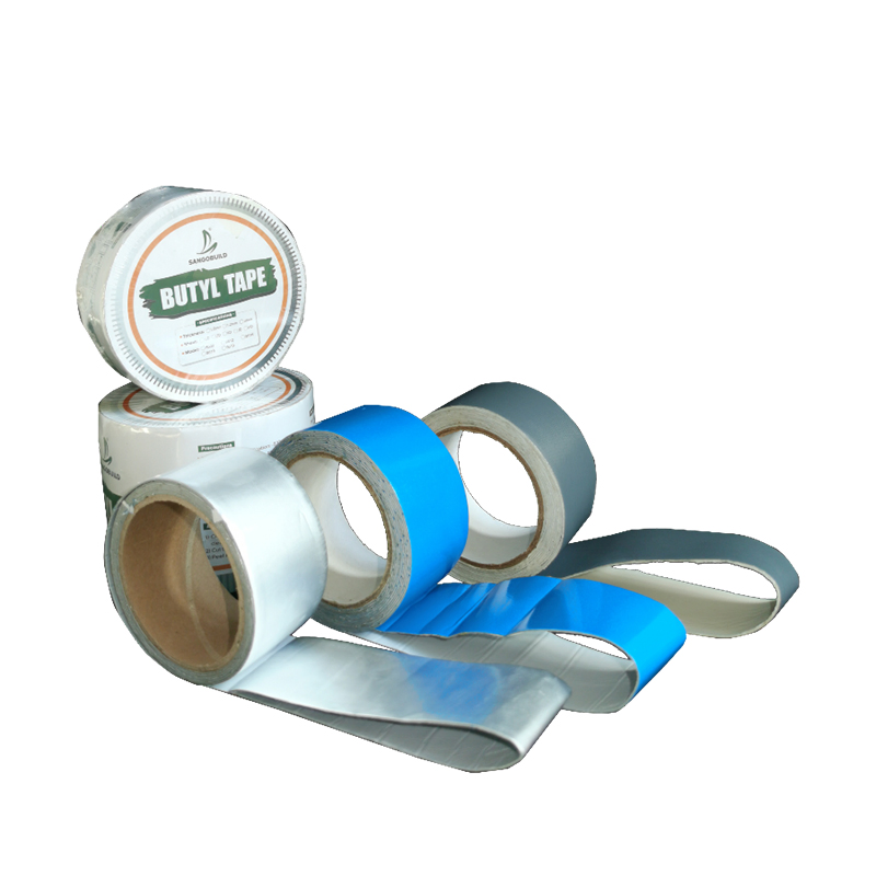 Reinforced One Side Aluminum Foil Self-Adhesive Waterproof Butyl Rubber Type