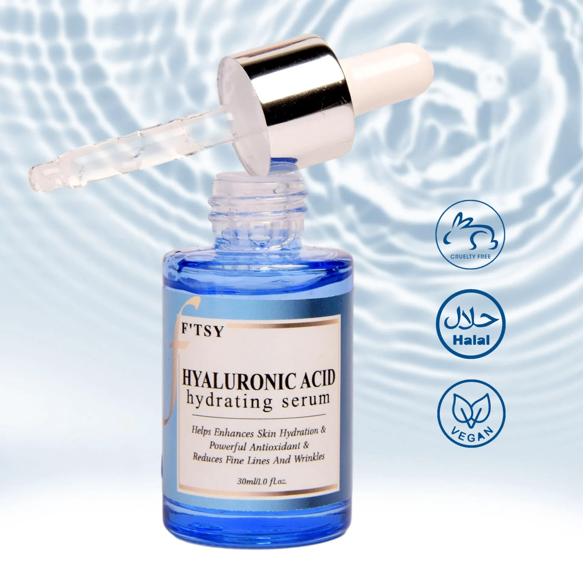 Skincare Face Antioxidant Lifting Hyaluronic Acid Serum Moisturizing Whitening Anti-Aging Skin Face Serum