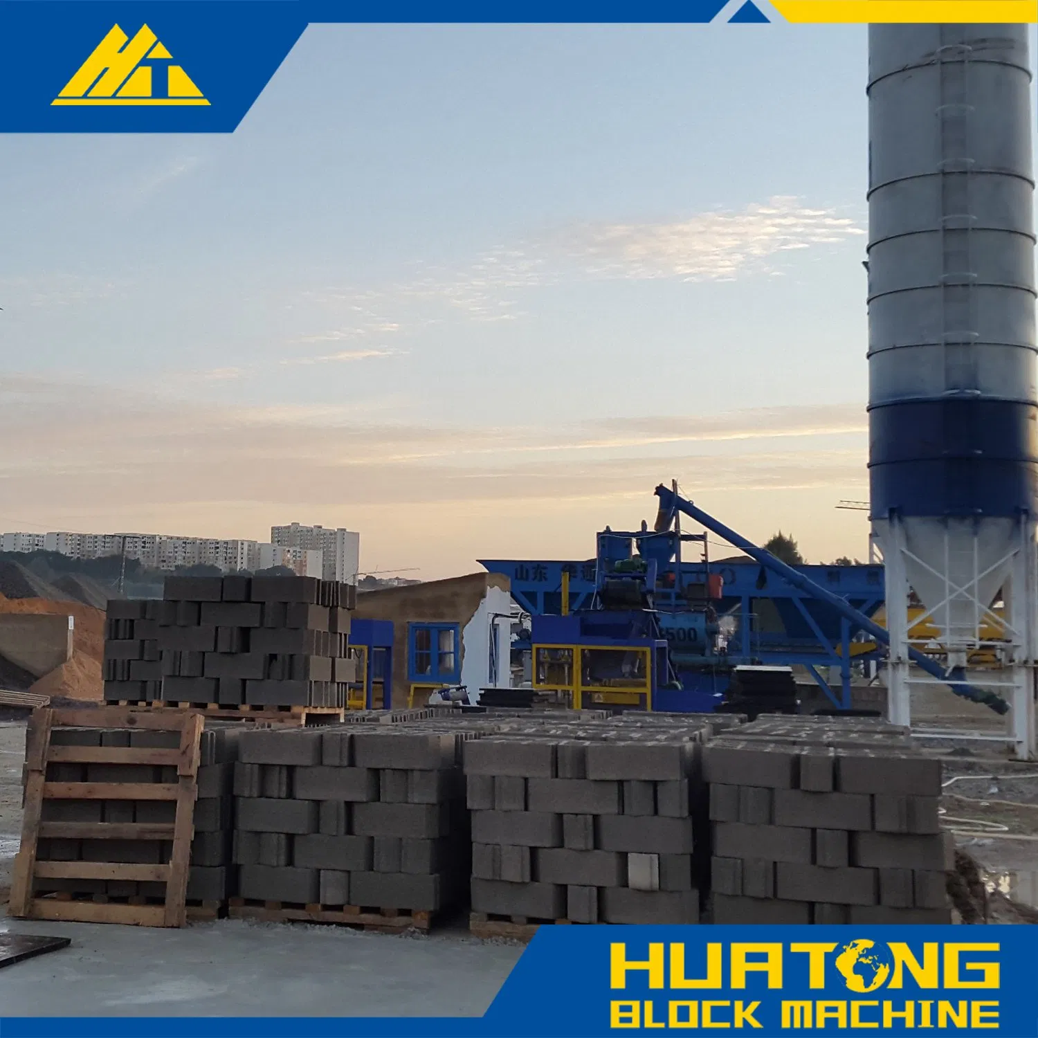 Automatic Concrete Block Forming Machine - High Strength