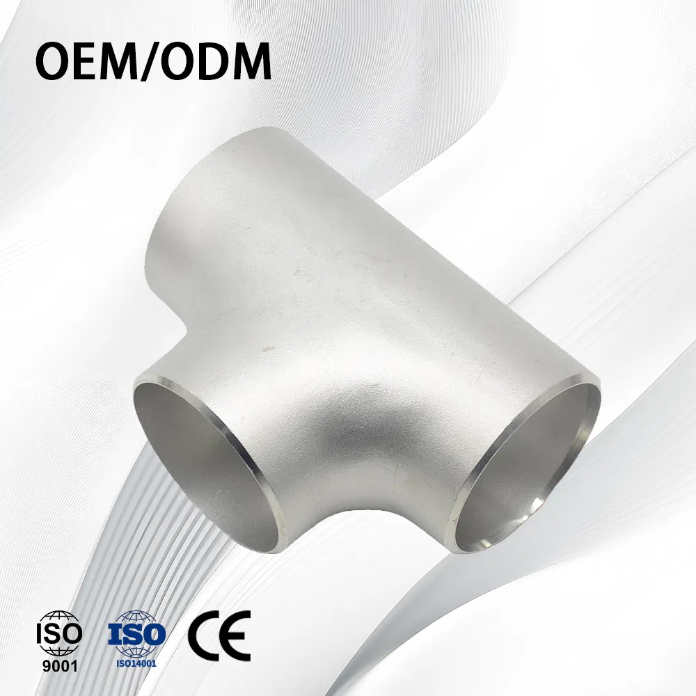 SS304/SS316L Customize OEM/ODM Corrosion Resistant Weld Tee Elbow Pipe Fitting for Industry