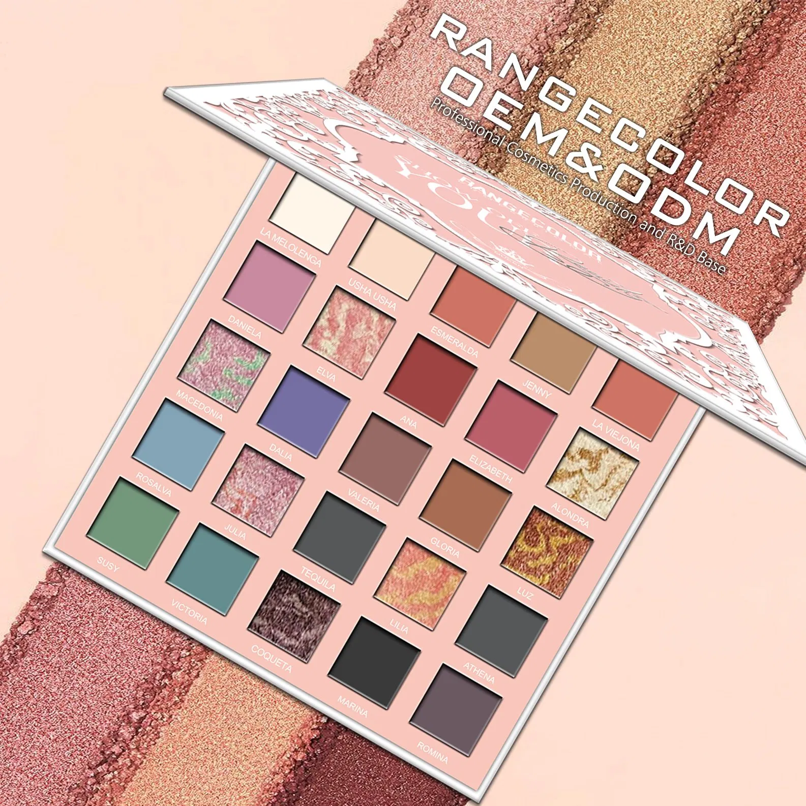 High Pigmented Eyeshadow Palette, Marble Eyeshadow, Full Makeup Eyeshadow Kit