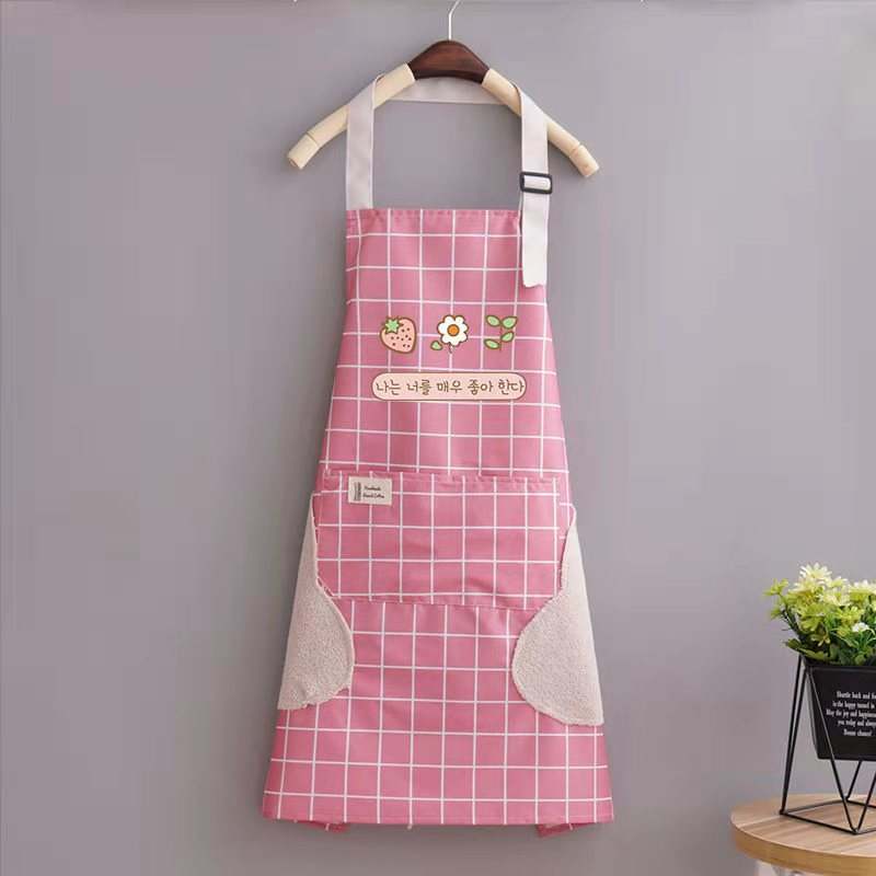 Wholesale Waterproof Hand-Wipe Aprons: Halter, Kitchen, Café , Custom Logo